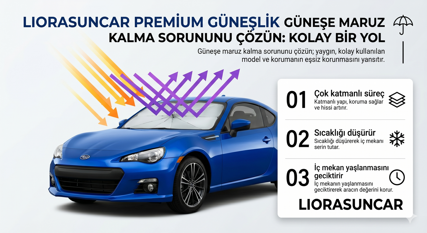 LioraSunCar Güneşlik