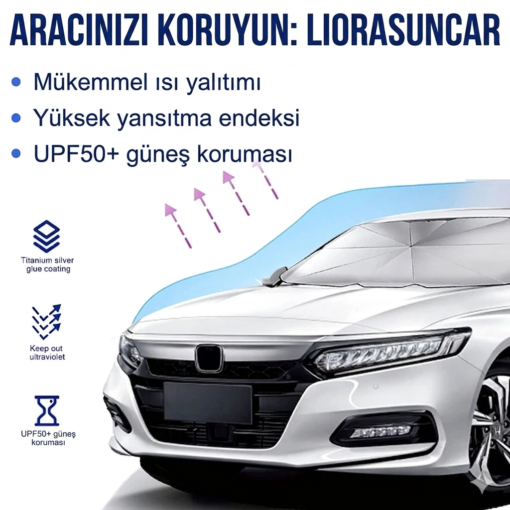 LioraSunCar Güneşlik